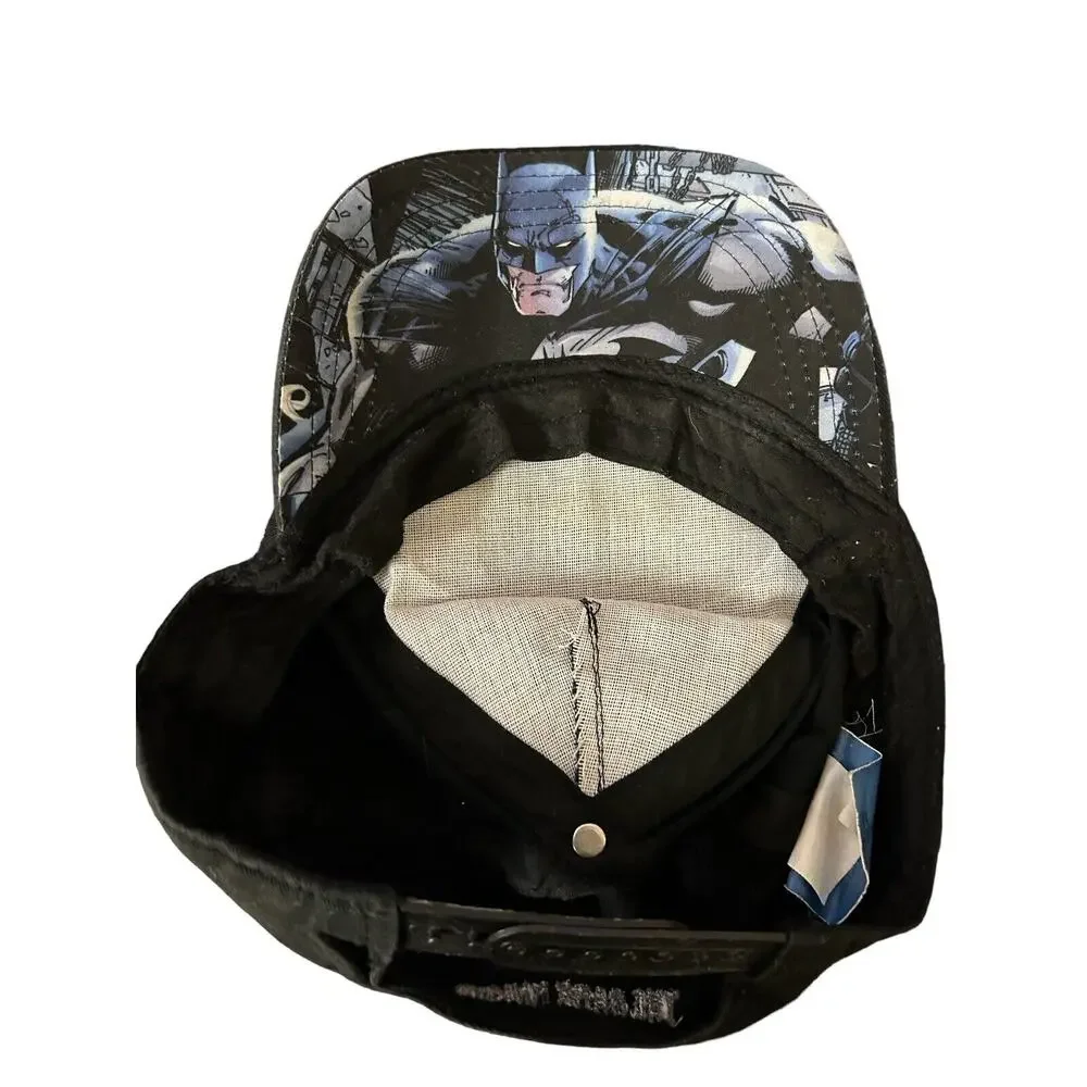 Batman Youth Hats Lot of 3 . One Baseball Cap And 2 Toboggan/Beanies. Bat Symbol